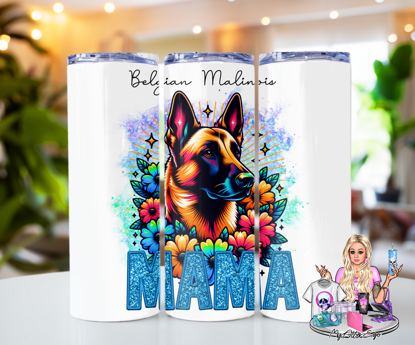Belgian Malinois Mama (Tumbler)