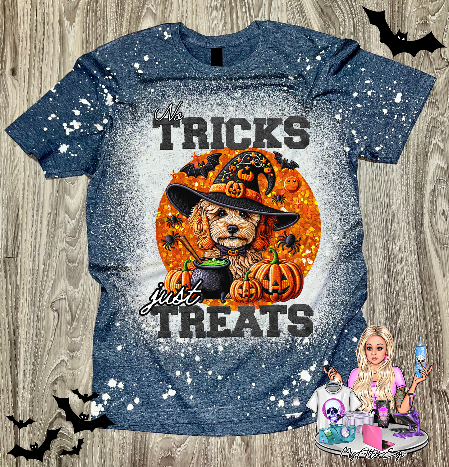 Cavapoo 'No Tricks Just Treats' (T-Shirt)