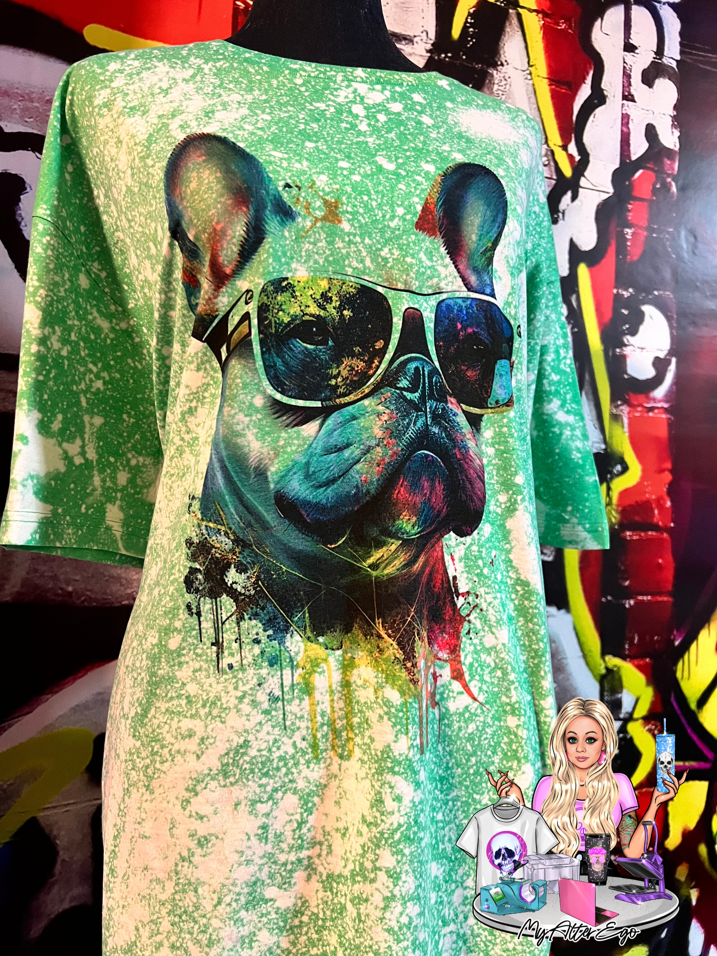 French Bulldog with Shades (T-Shirt)
