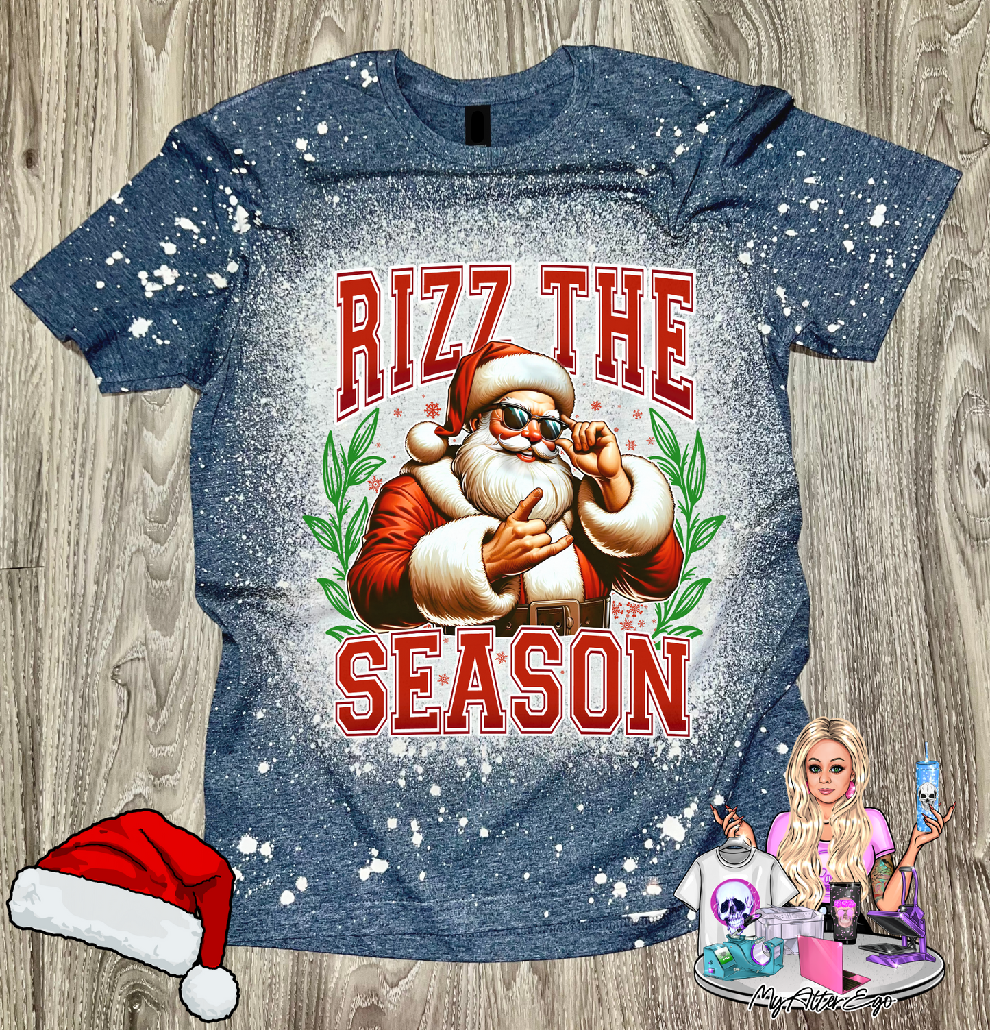 Rizz the Season (Santa T-Shirt)