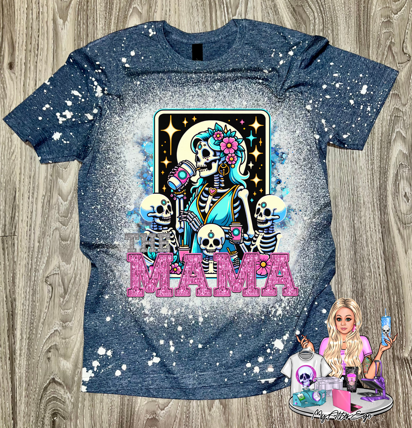 The Mama of 3 Tarot Card (T-Shirt)