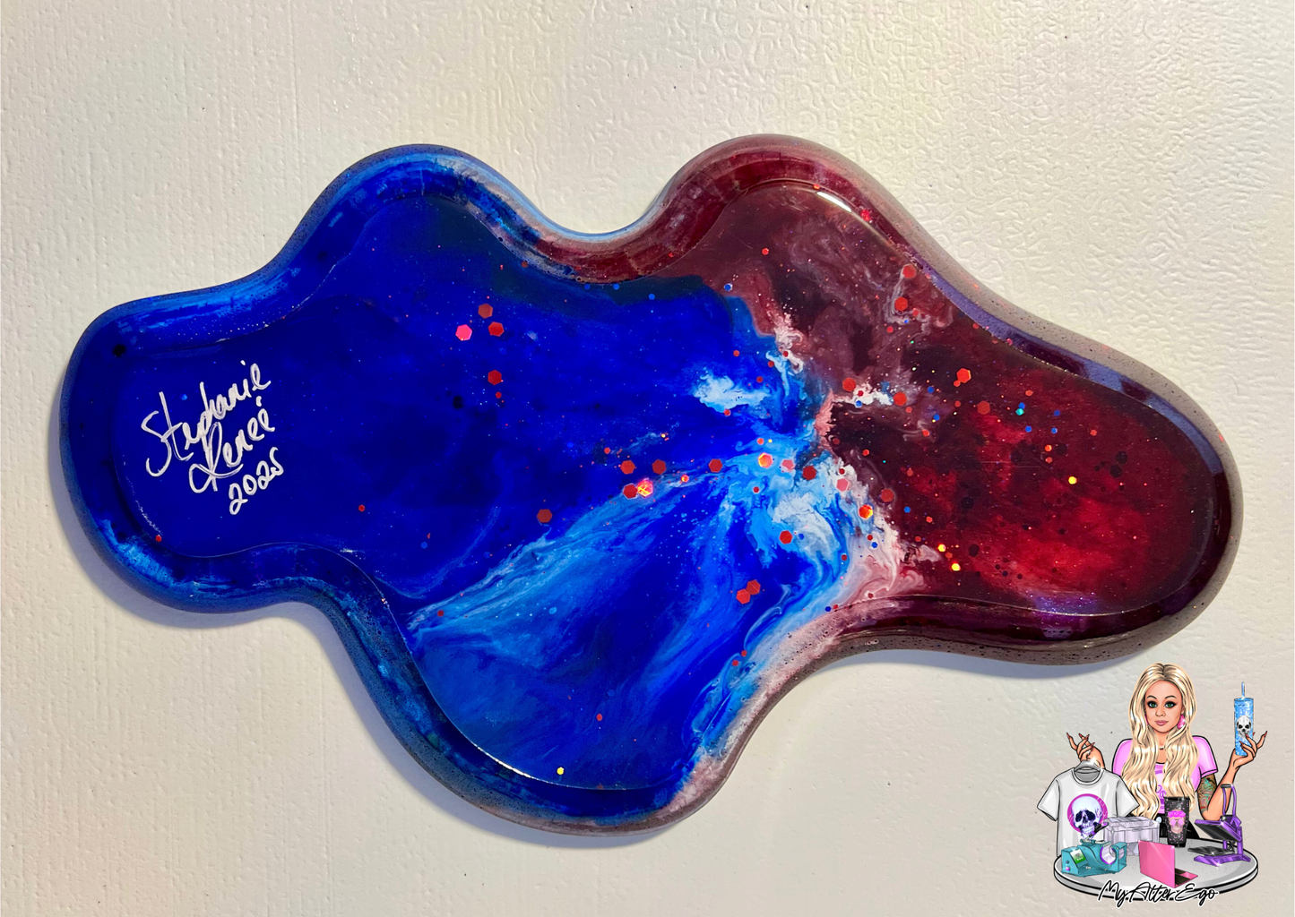 Holographic Freeform Trinket Tray #1