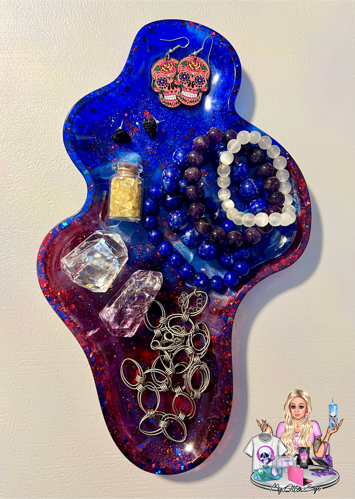 Holographic Freeform Trinket Tray #1