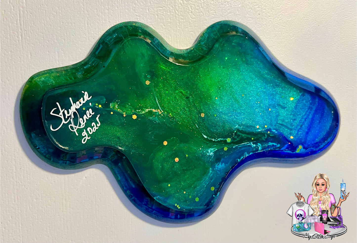 Holographic Freeform Trinket Tray #2