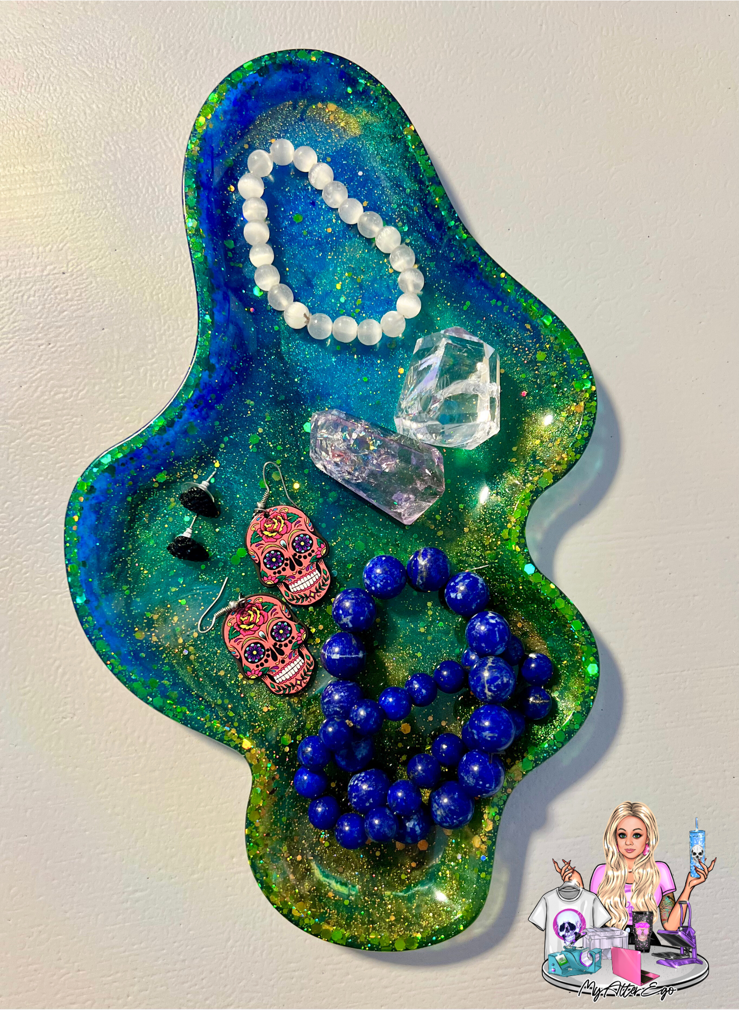 Holographic Freeform Trinket Tray #2