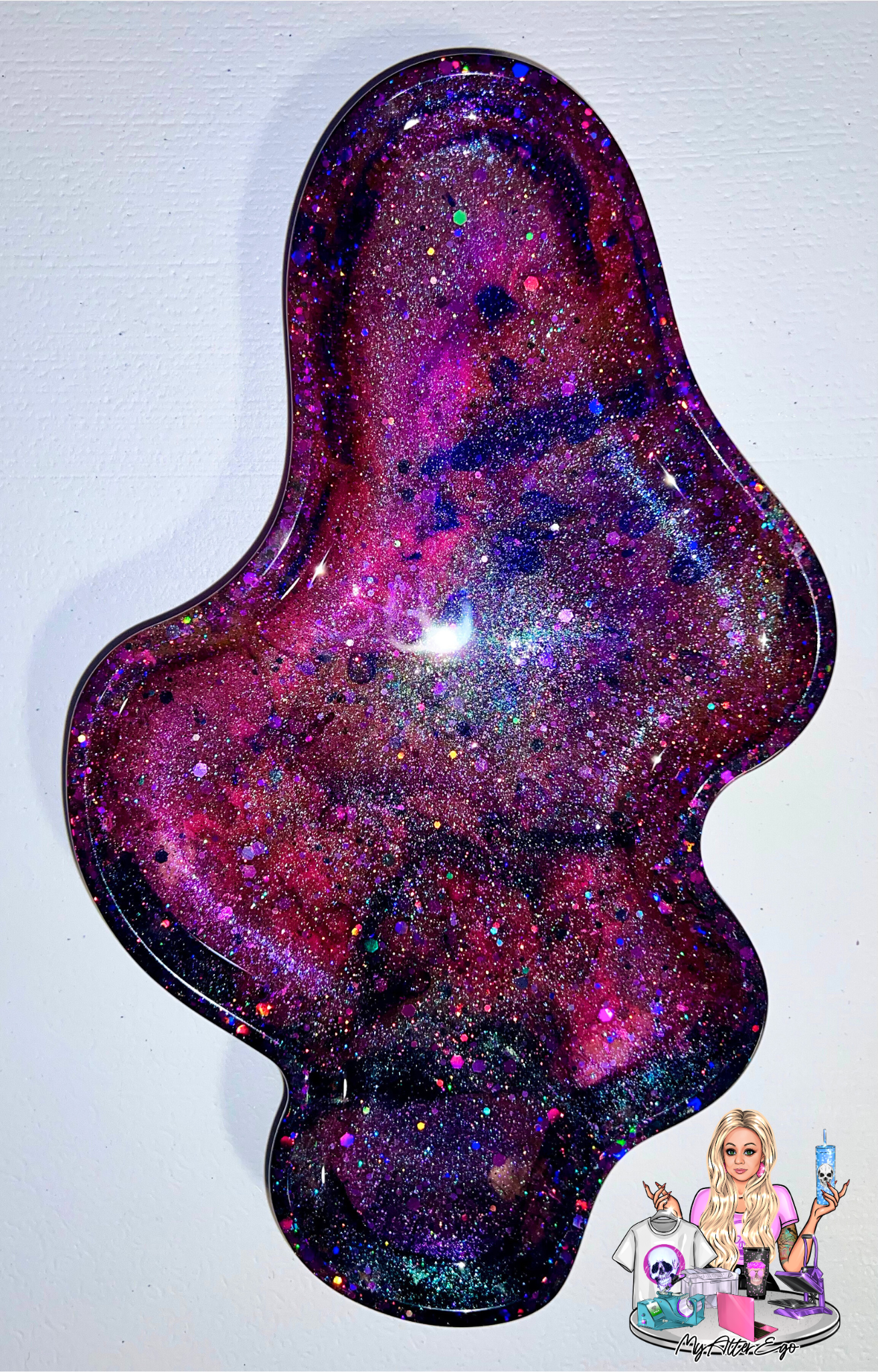 Holographic Freeform Trinket Tray #4