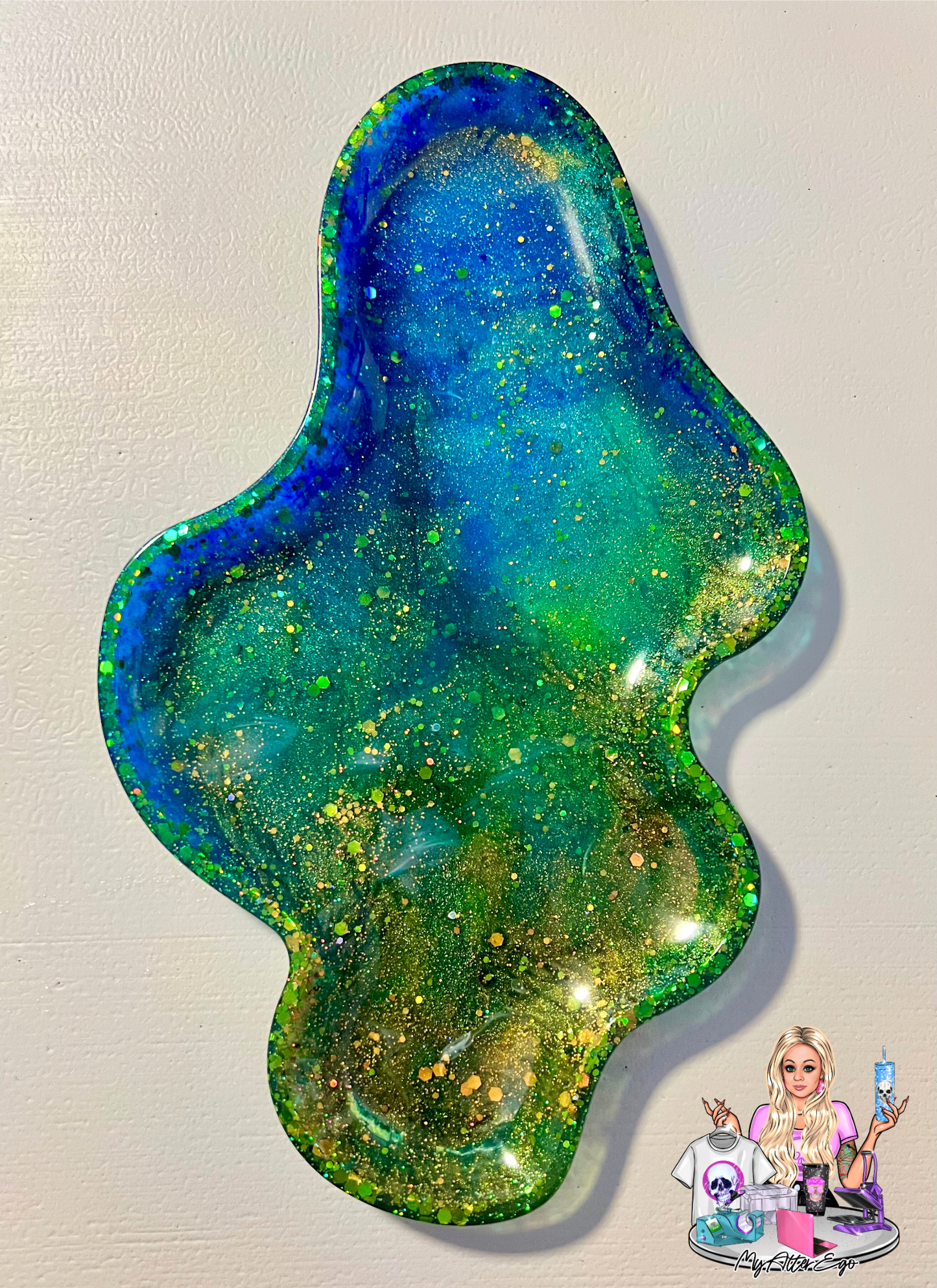 Holographic Freeform Trinket Tray #2