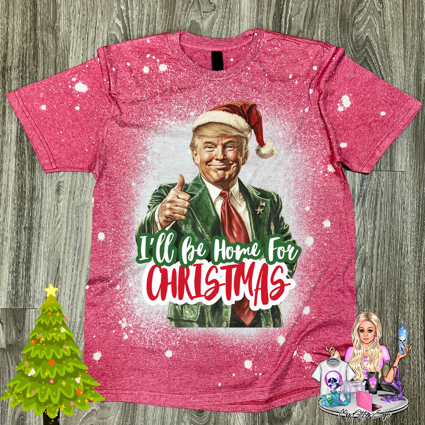 I'll be Home for Christmas (Trump T-Shirt)