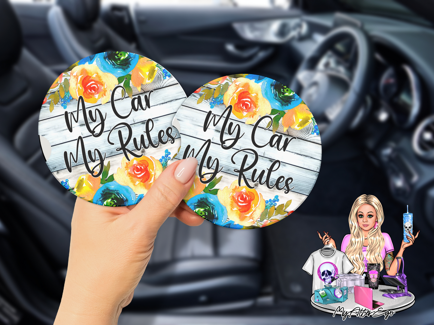 My Car My Rules (Car Coasters)