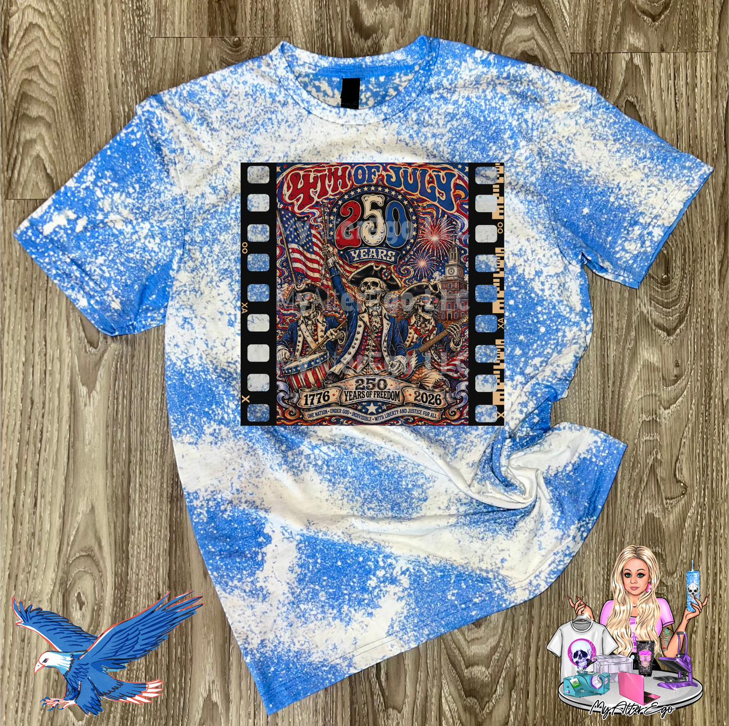250th Anniversary on Film (Blue T-Shirt)