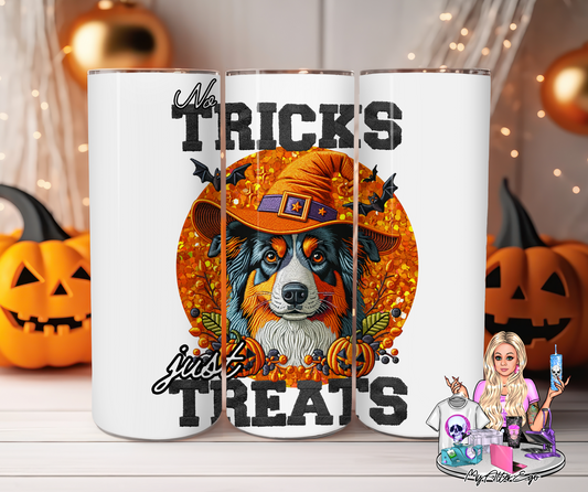 Aussie 'No Tricks Just Treats' (Tumbler)