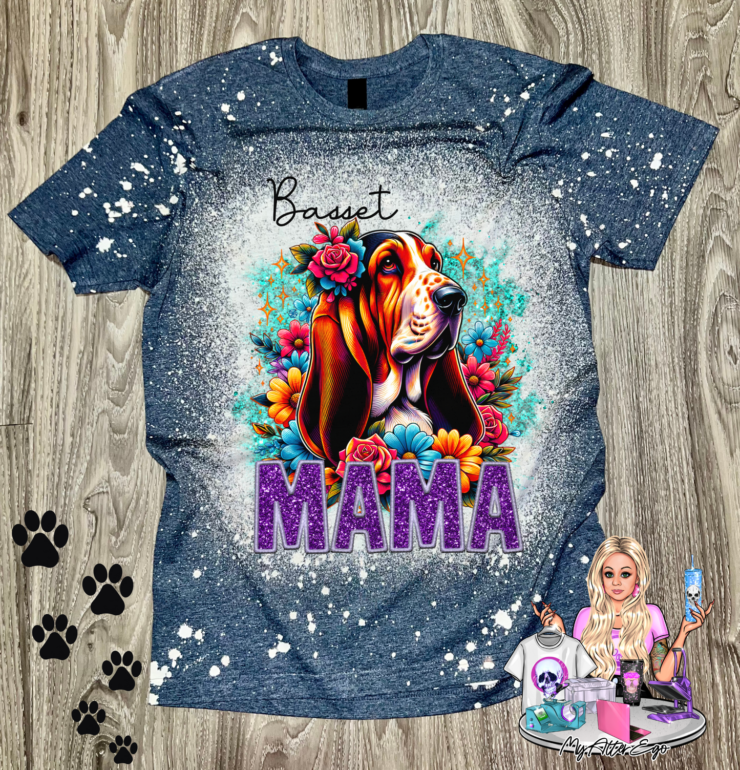 Basset Mama (T-Shirt)