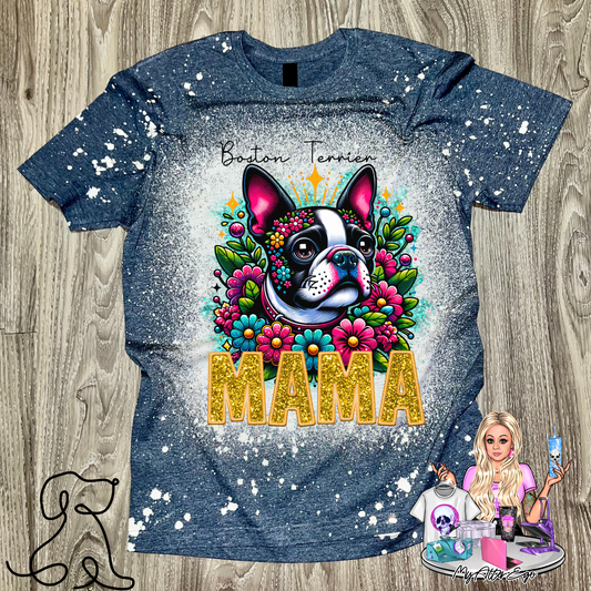 Boston Terrier Mama (T-Shirt)