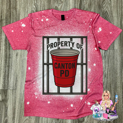 Property of Canton PD T-shirt (50% of proceeds go to the Justice for Karen Read Legal Defense Fund)