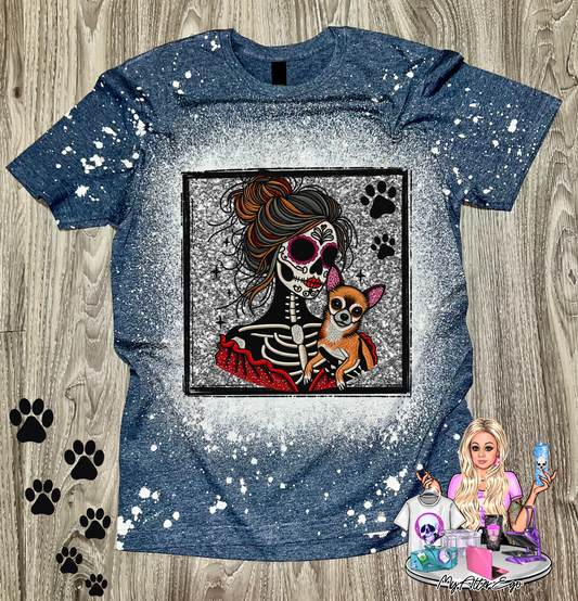Chihuahua 'Day of the Dead' Mama (T-Shirt)