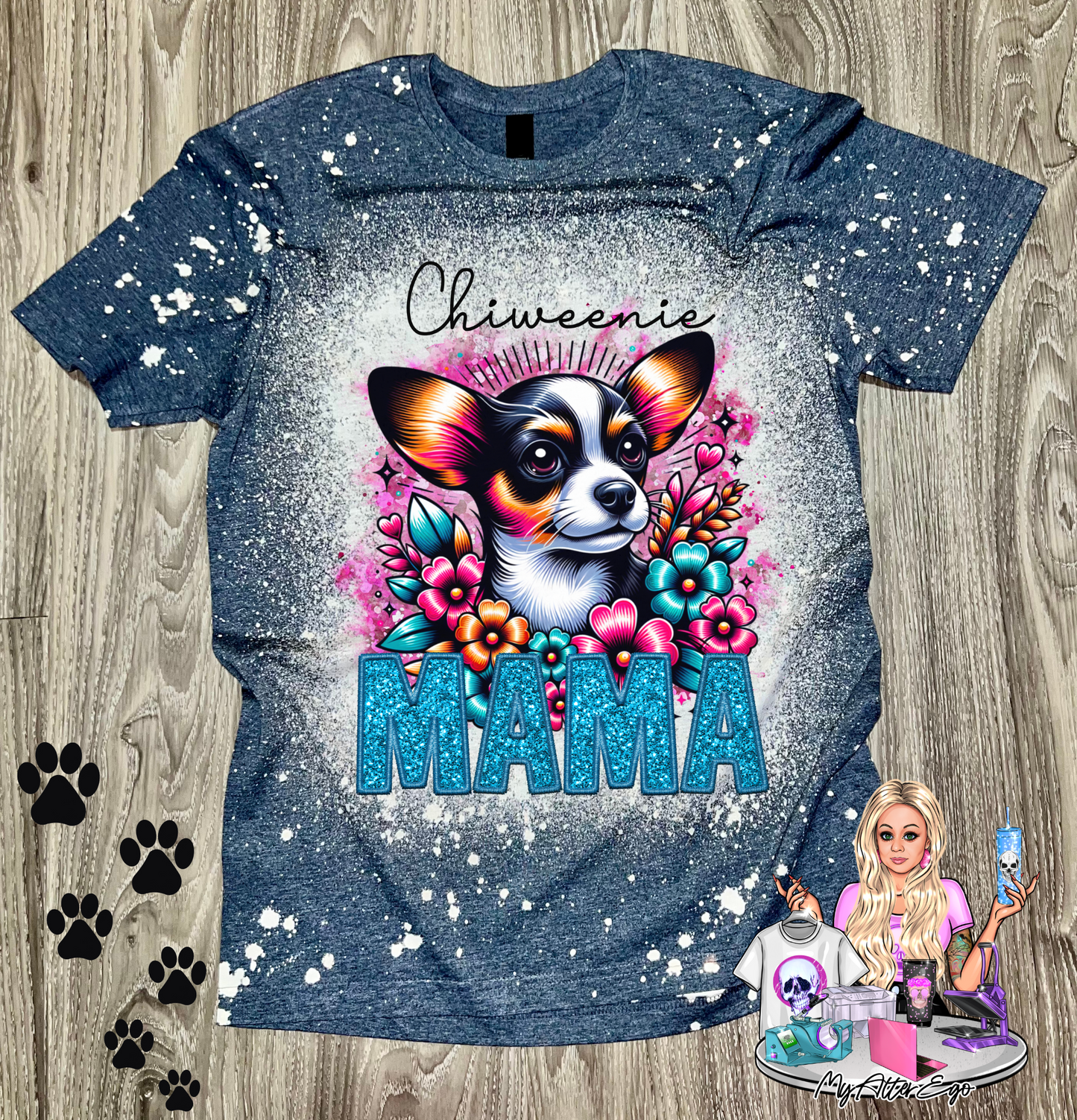 Chiweenie Mama (T-Shirt)