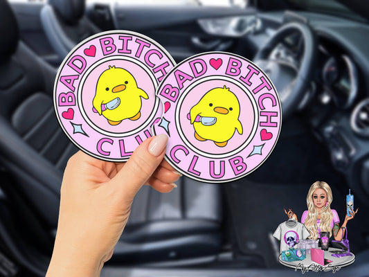 Bad Bitch Club (Car Coasters)