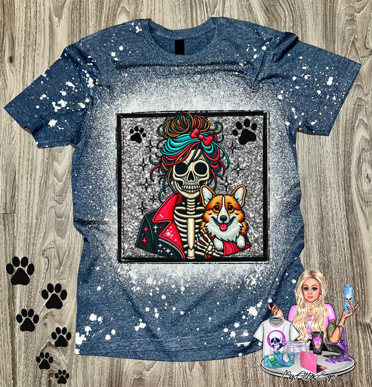 Corgi 'Day of the Dead' Mama (T-Shirt)