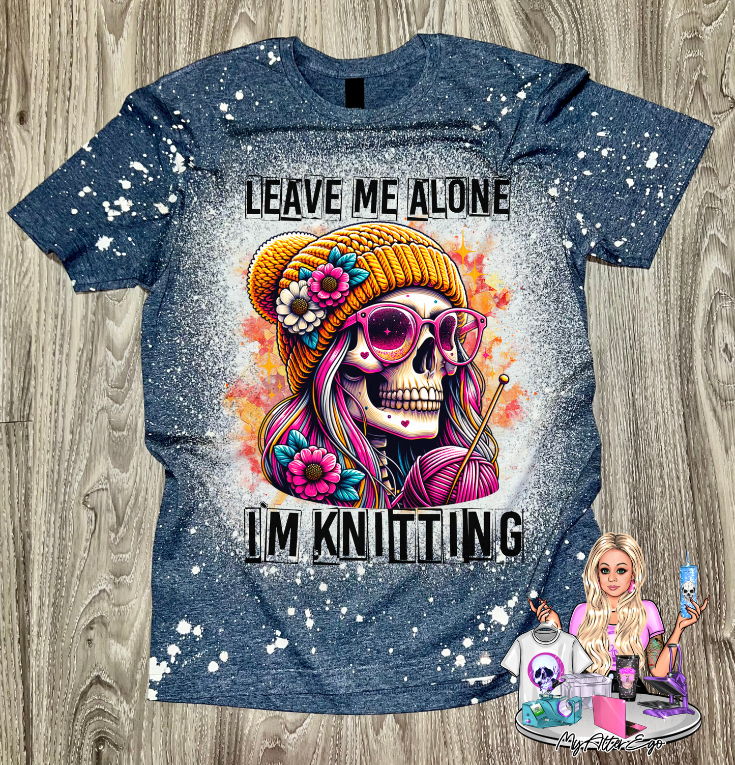Leave Me Alone I'm Knitting (T-Shirt)