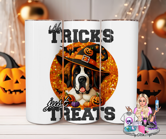 St. Bernard 'No Tricks Just Treats' (Tumbler)