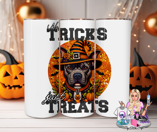 Pit Bull 'No Tricks Just Treats' (Tumbler)