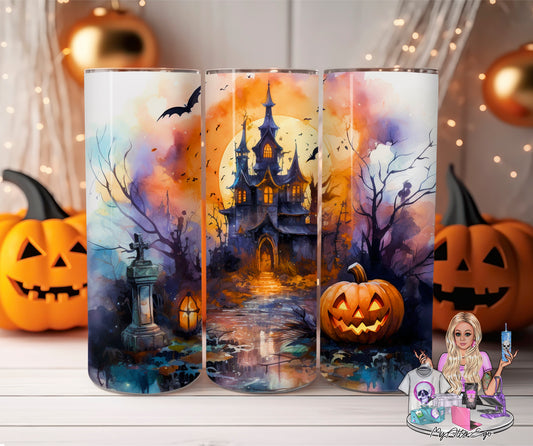 Spooky Haunted House (Tumbler)