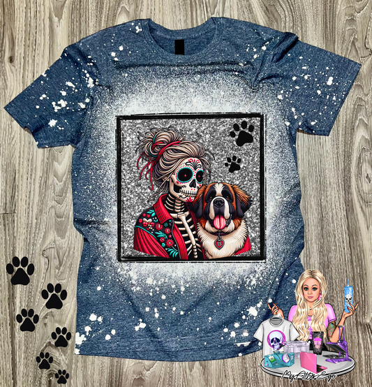 Saint Bernard 'Day of the Dead' Mama (T-Shirt)