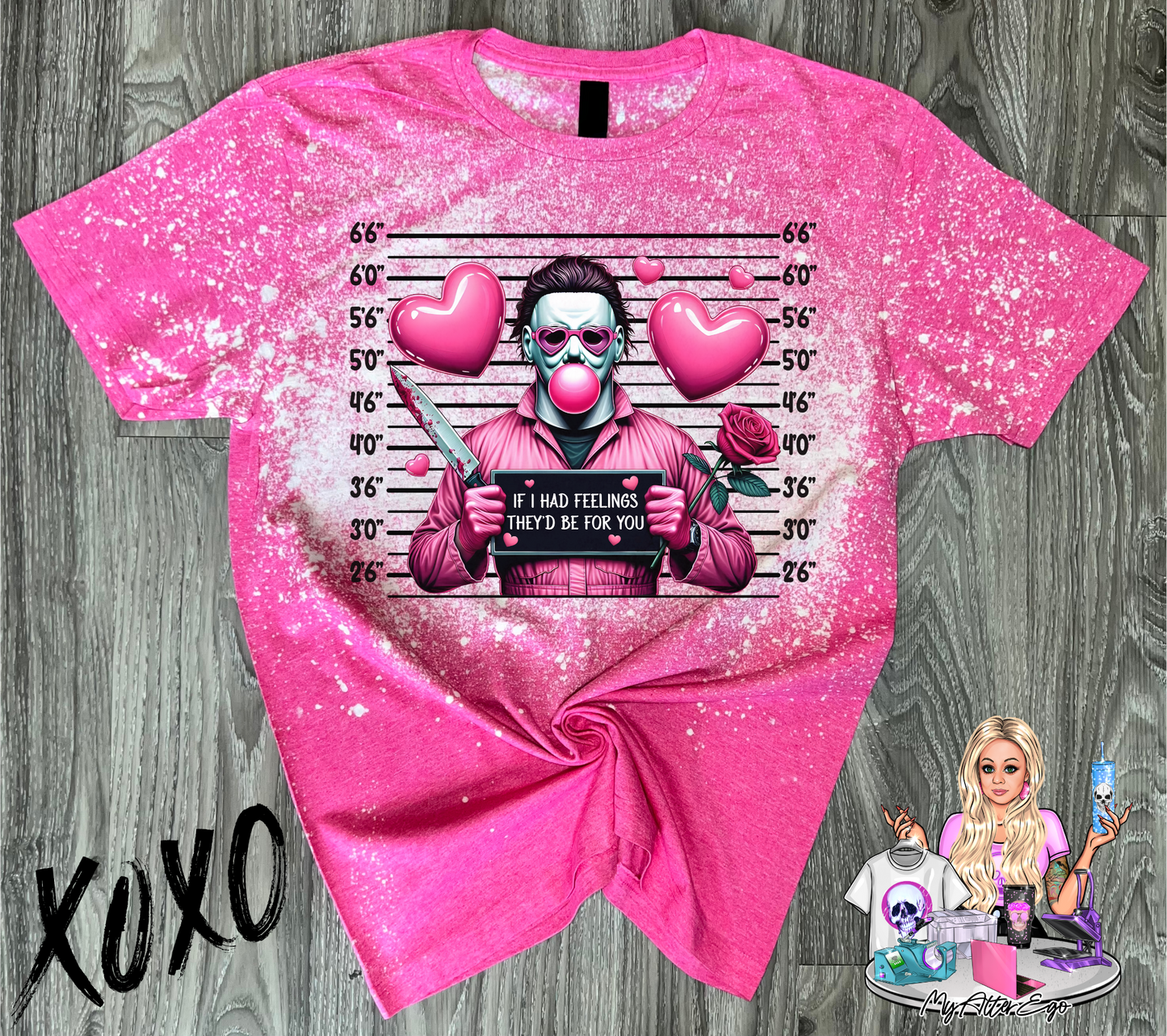 If I Had Feelings They'd Be For You (Horror Themed T-Shirt)
