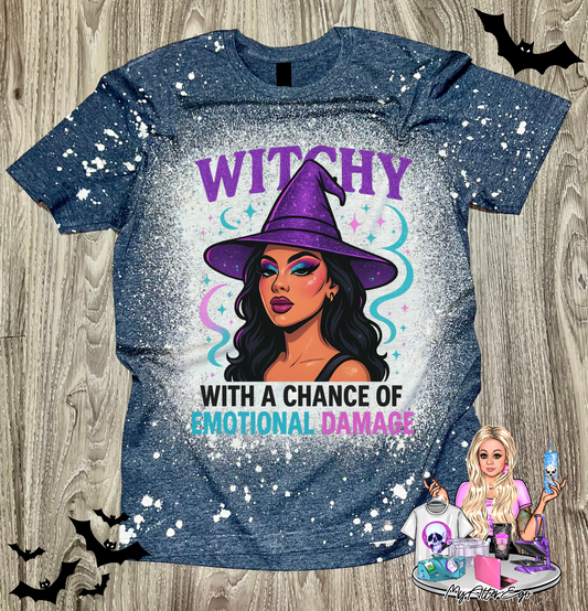 Witchy with a Chance of Emotional Damage (T-Shirt)