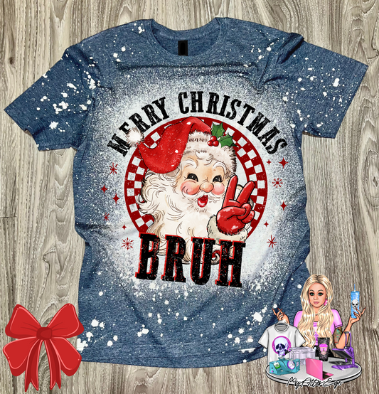 Merry Christmas BRUH (Vintage Santa T-Shirt)