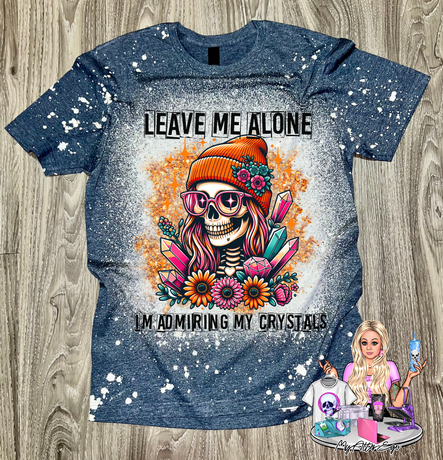 Leave Me Alone I'm Admiring My Crystals (T-Shirt)