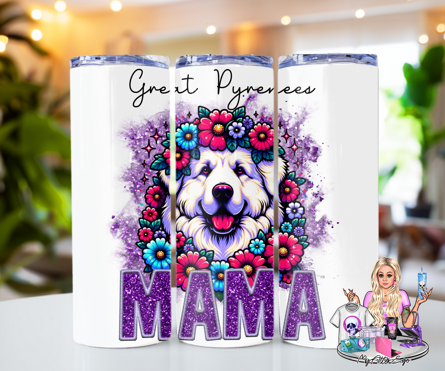 Great Pyrenees Mama (Tumbler)