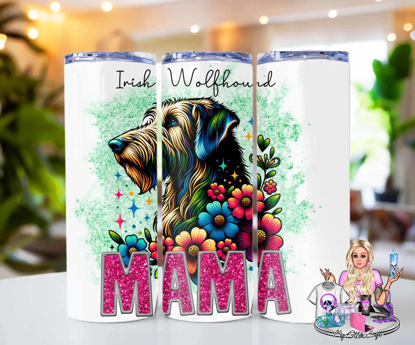 Irish Wolfhound Mama (Tumbler)